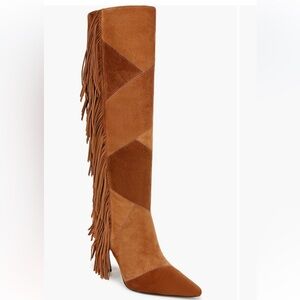 NIB Sam Edelman Ellis Fringe Knee High Boots